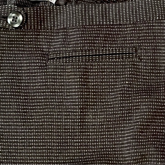 Vtg AVENUE Size 22 Polka Dot Black Stretch Cuffed Dress Pants‎ Career Wide Leg - Picture 3 of 16